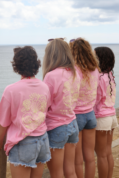 Pink Puff Shell Hydrangea Tee