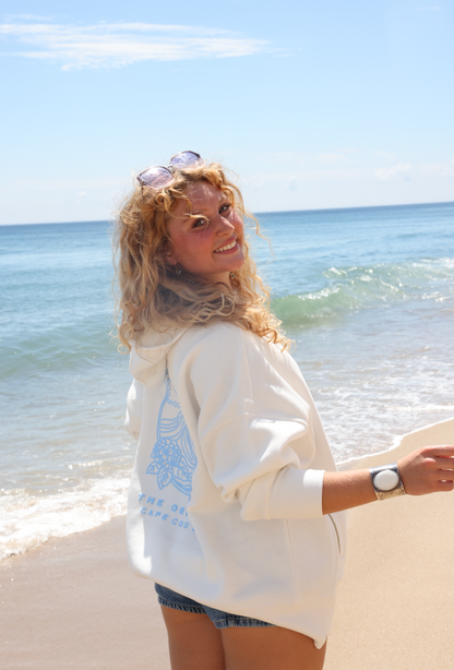 Cape Cod Puff Hoodie Blue Full Length
