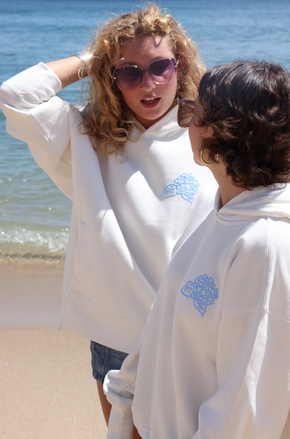 Cape Cod Puff Hoodie Blue Full Length