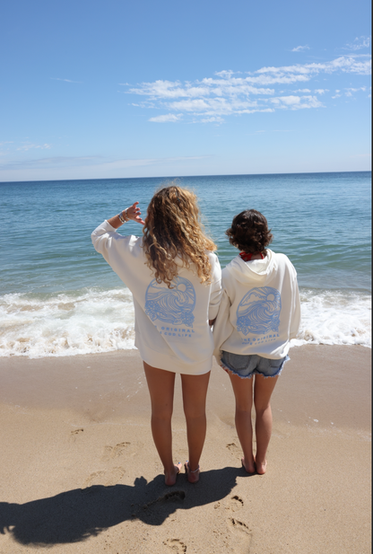 Cape Cod Puff Hoodie Blue Full Length