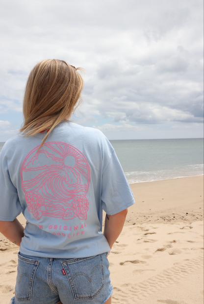 Blue Puff Wave Hydrangea Tee