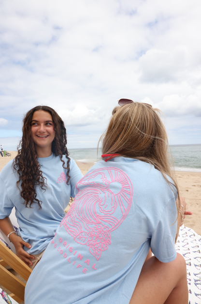 Blue Puff Wave Hydrangea Tee