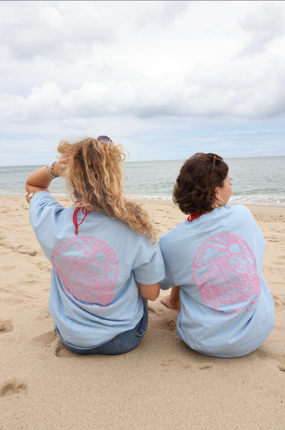 Blue Puff Wave Hydrangea Tee