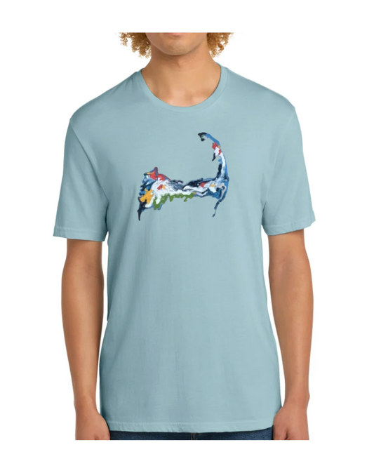 Sea Storm Cape Cod abstract tee