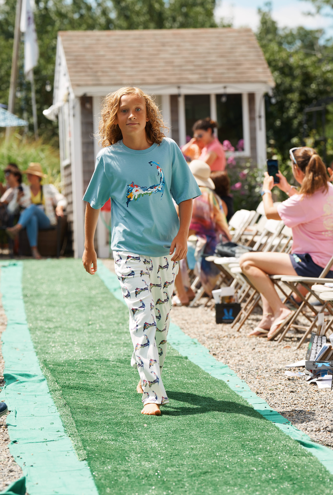 Kids Cape Cod Fuzzy PJ Pants