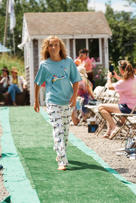 Kids Cape Cod Fuzzy PJ Pants