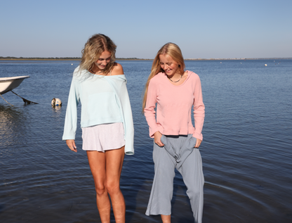 Ballet Blush Waffle Pullover Hoodie