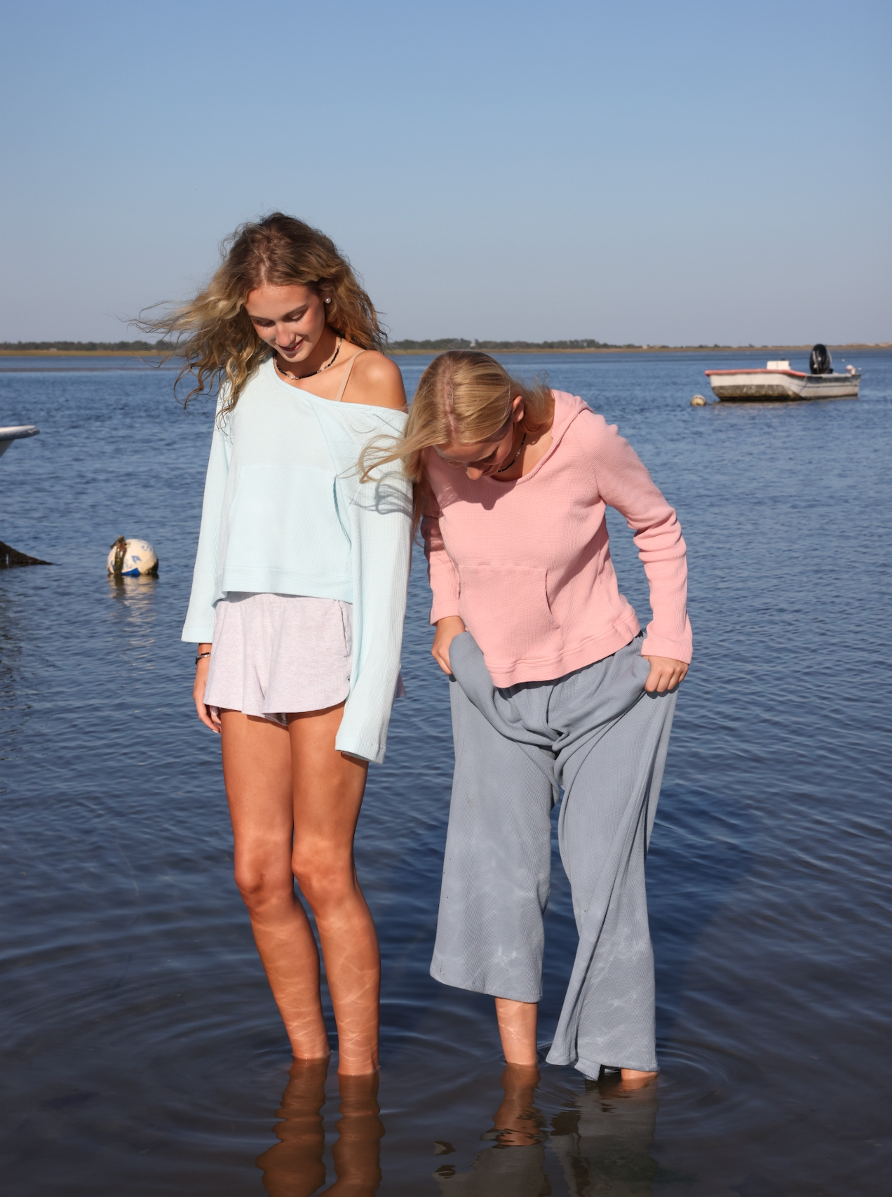 Ballet Blush Waffle Pullover Hoodie