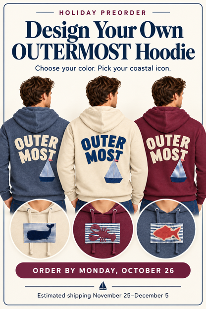 OUTERMOST Design Your Own Hoodie | Holiday Preorder by Adriana