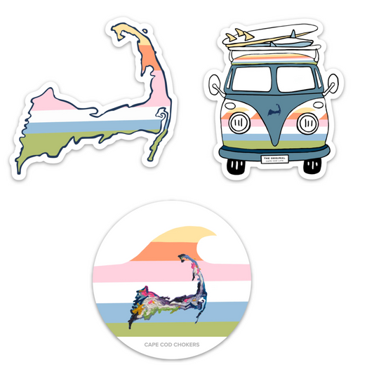 Cape Cod Sunset Sticker Collection