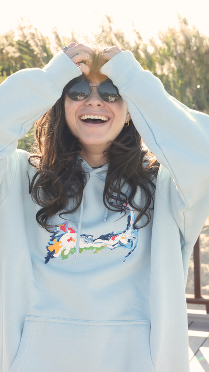 Cape Cod Hoodie- Blue Ice