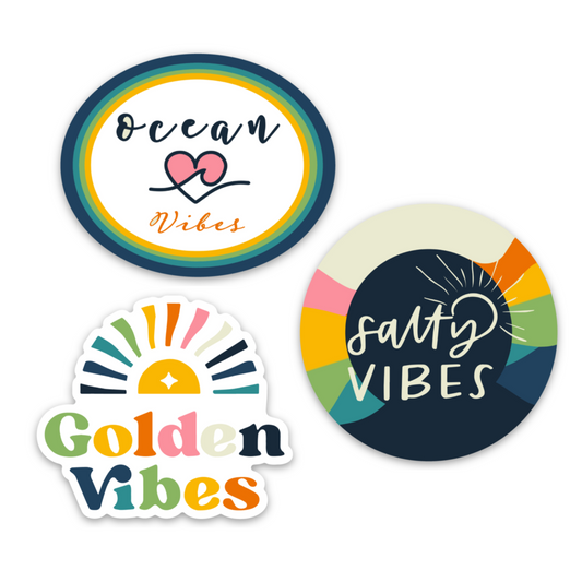 Beach Vibes Sticker Collection