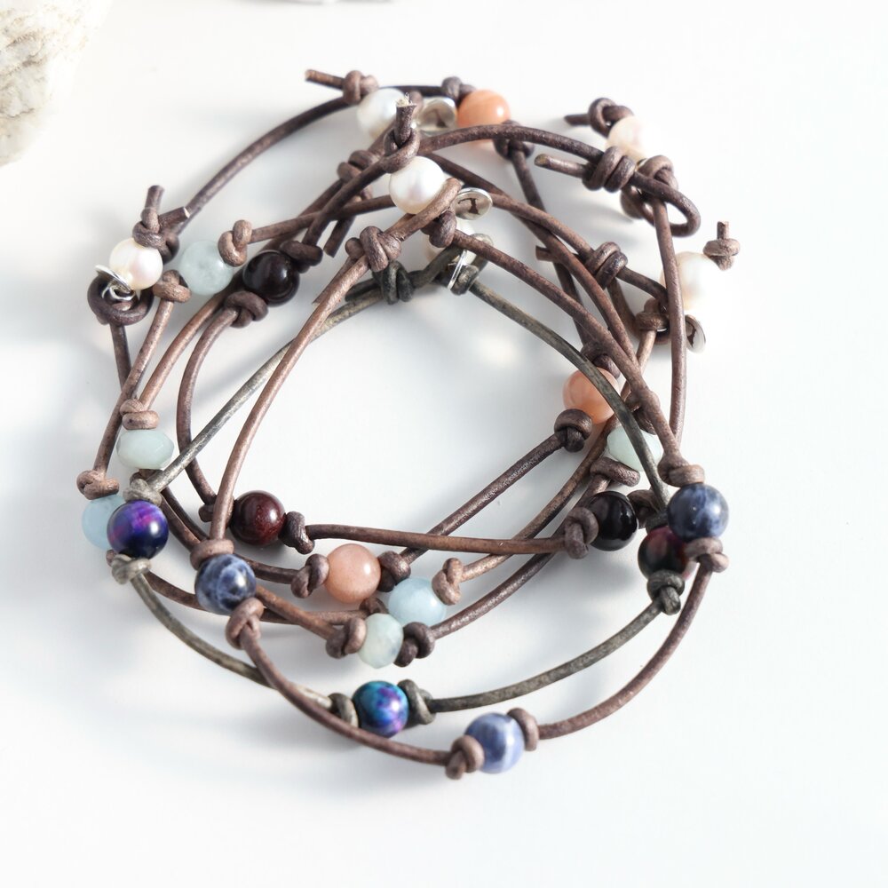 Boho Stone Anklet