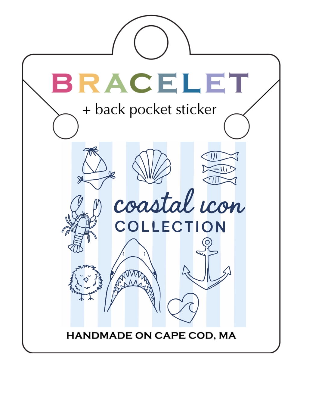 Coastal Icon Save the Plovers Adjustable Pearl Bracelet