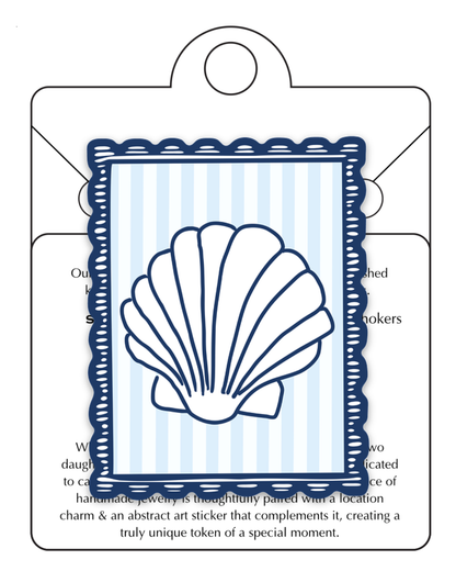 Coastal Icon Scallop Shell Adjustable Pearl Bracelet