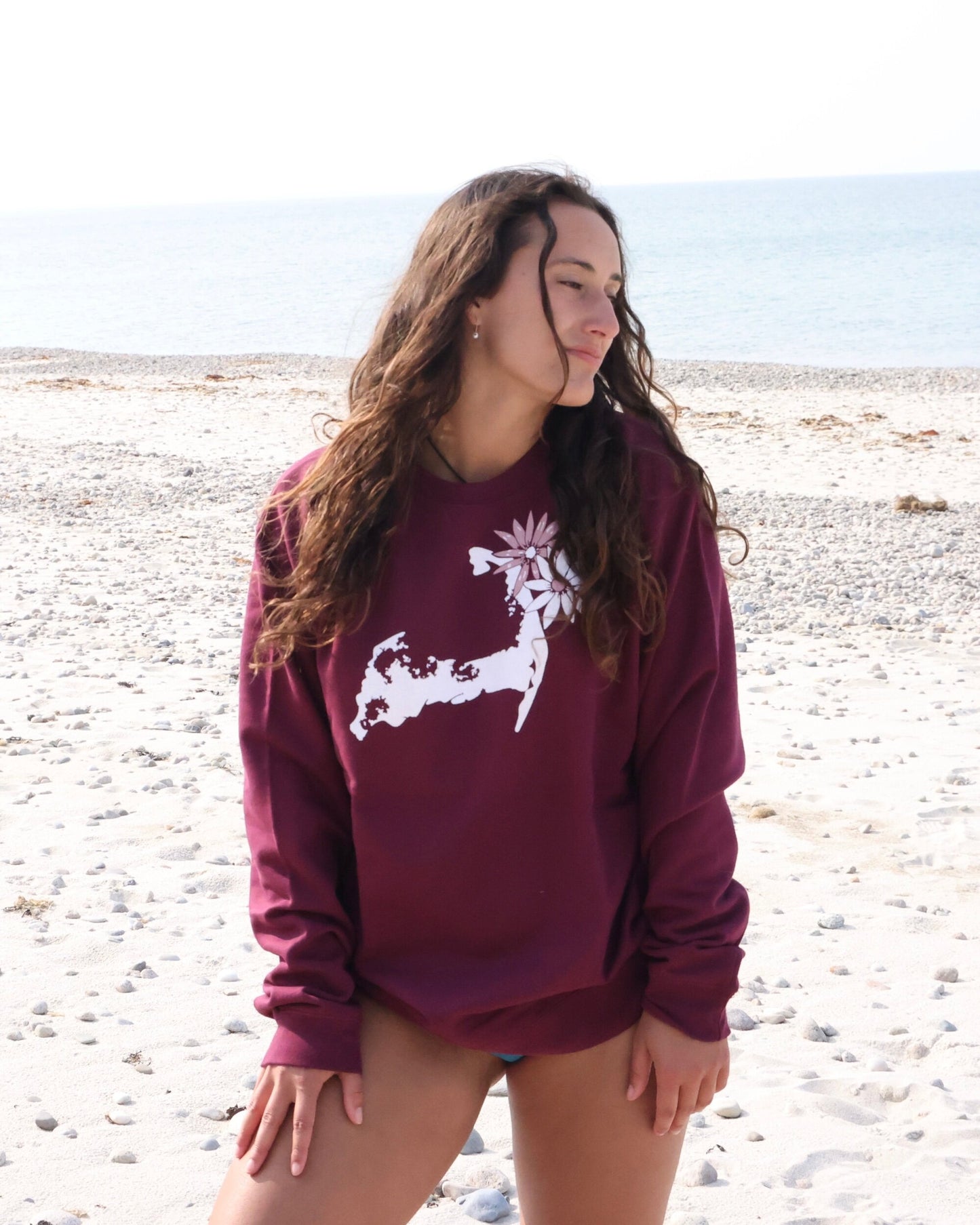 Cape Cod Daisy Crewneck