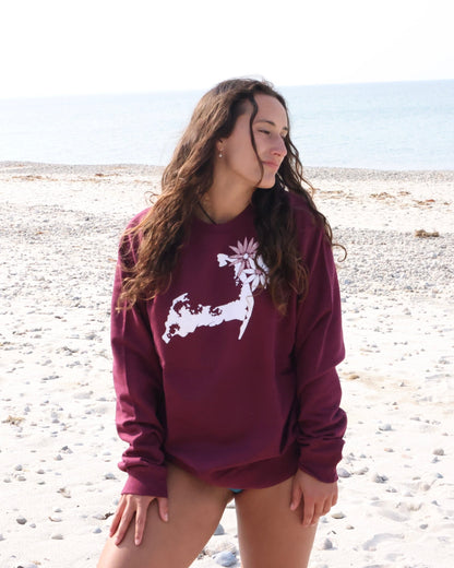 Cape Cod Daisy Crewneck