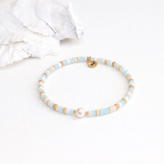 NEW!! Surf Point Pearl Puka Bracelet
