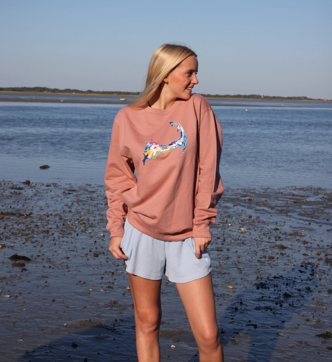 Waffle Scrunch Waist Shorts – Ballet Blush Coastal Essential