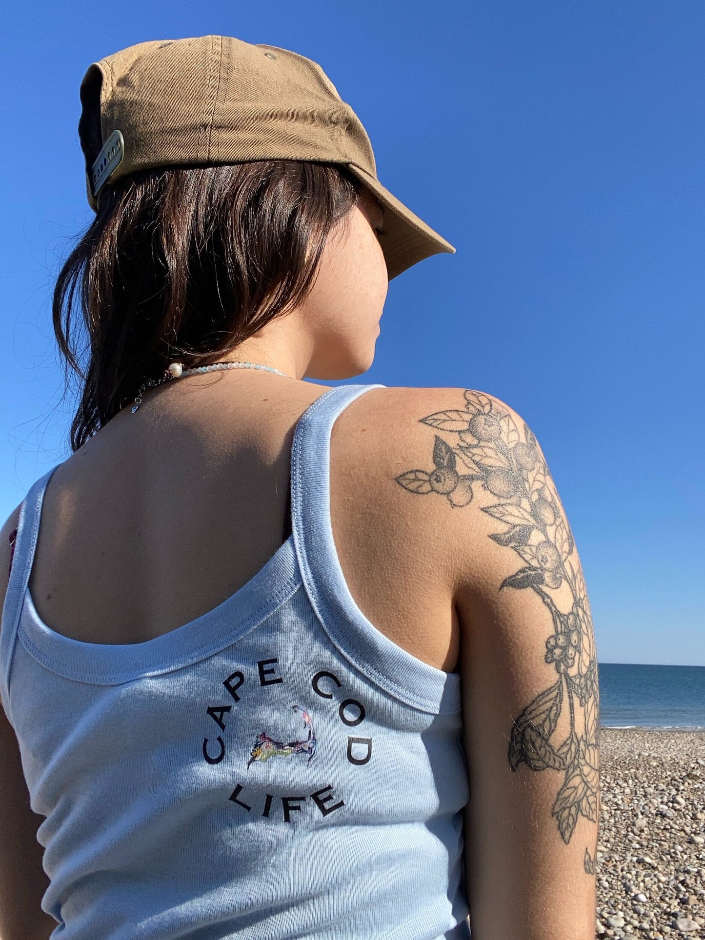 Cape Cod Micro Rib Baby Blue Tank