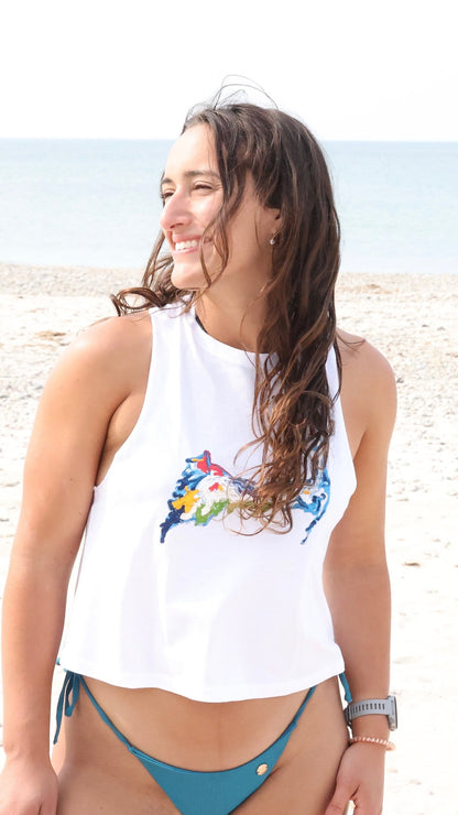 Post Surf Cape Cod Crop Tank