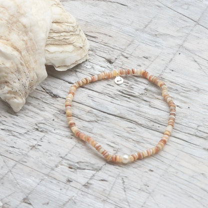 Take Me to the Beach Puka Shell Anklet