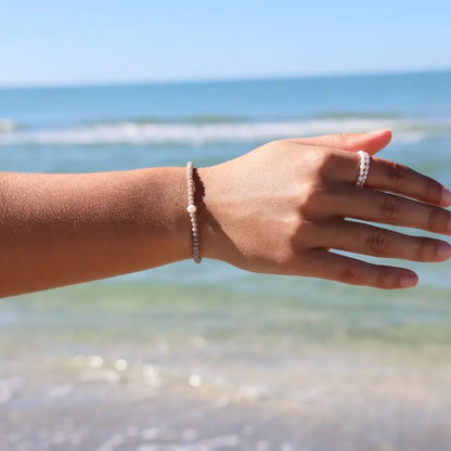 Salty Vibes Pearl Bracelet